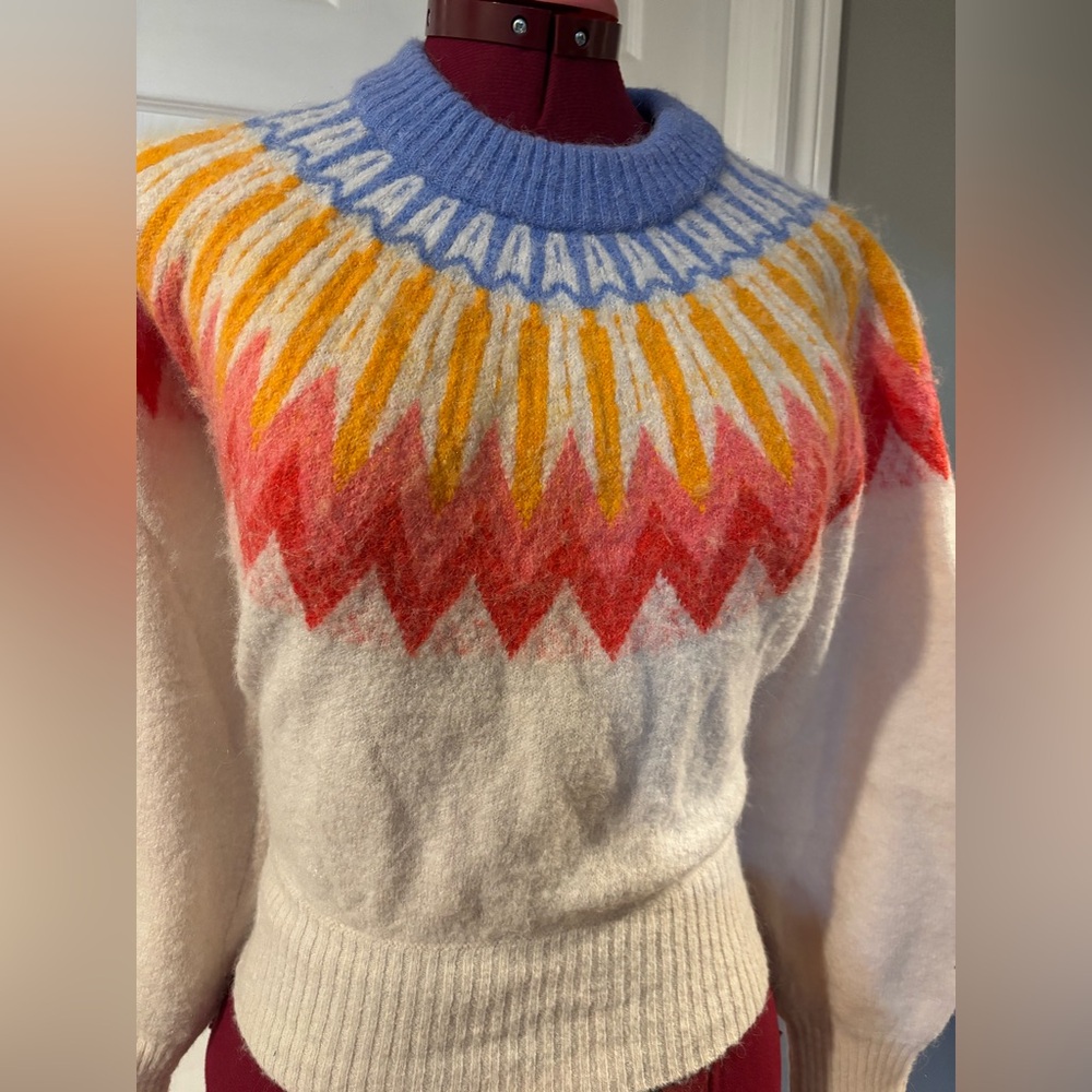 French Connection Multicolor Chevron Sweater - Picture 2 of 3